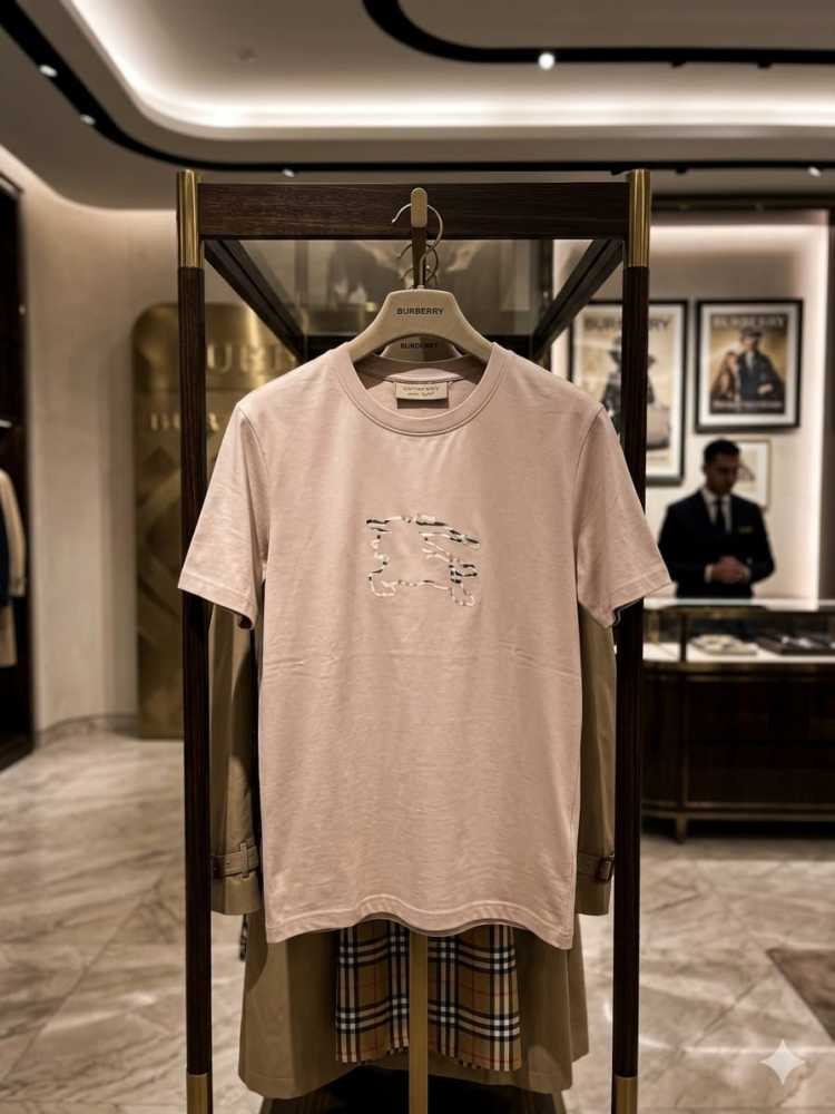 Burberry Brown Premium Exclusive Polo T-shirt-thumb-1