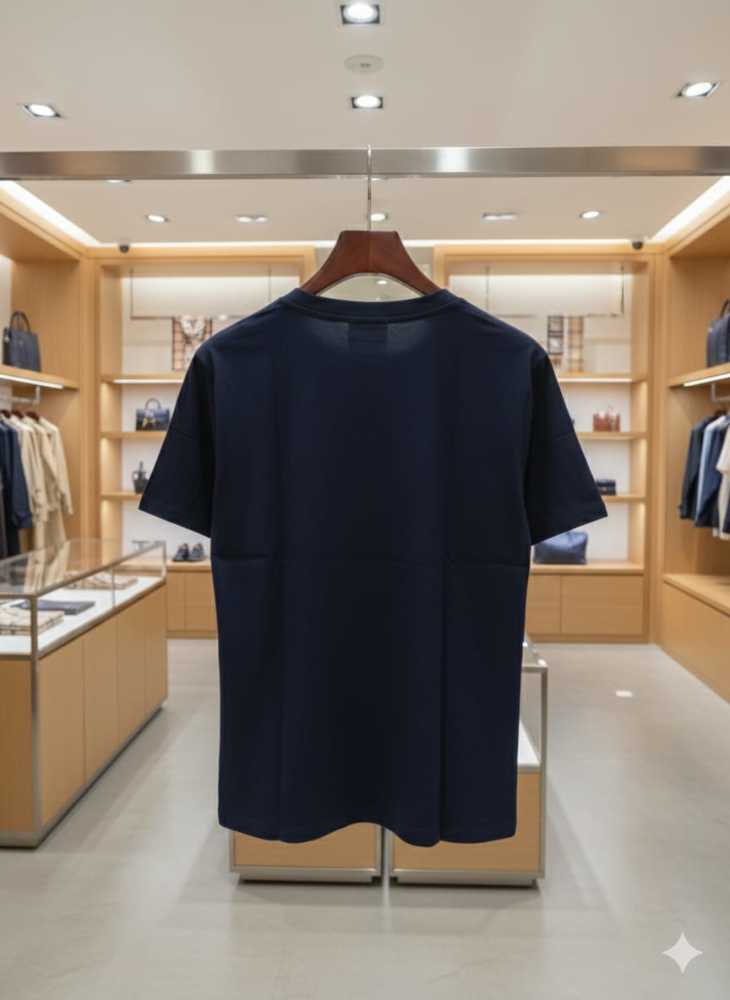 Burberry Blue Premium Exclusive Polo T-shirt-thumb-2