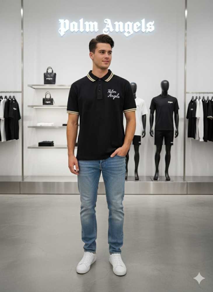 Palm Angel Black Premium Quality T-shirt-thumb-0