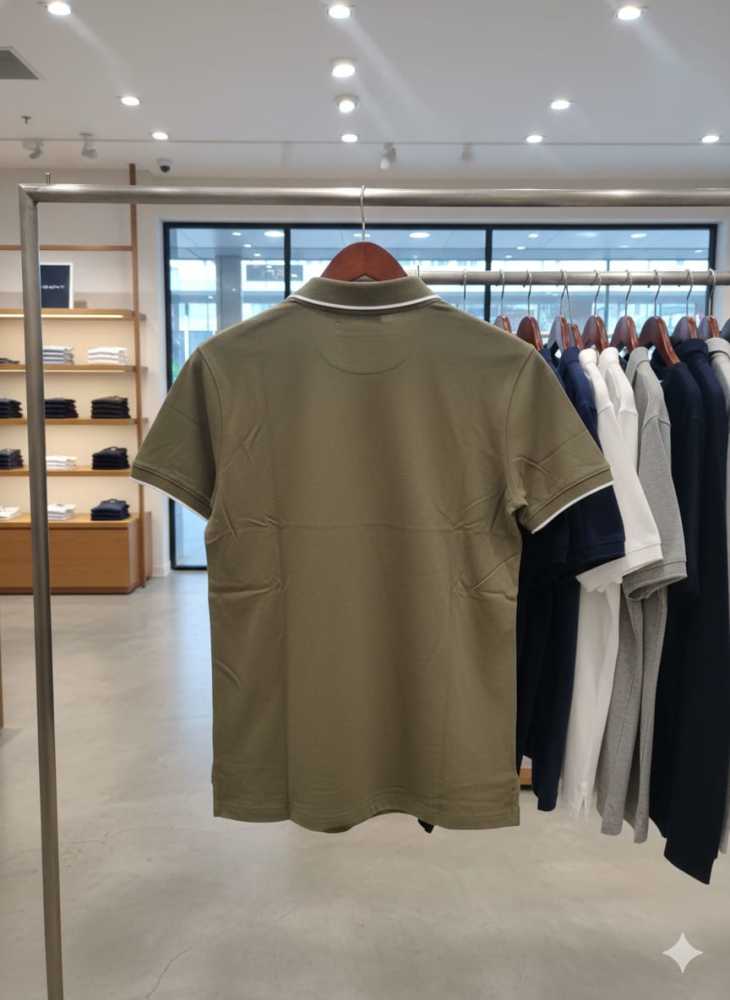Gant Olive Green Premium Quality T-shirt-thumb-3