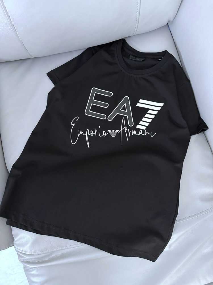Emporio Armani Black Premium Quality Women T-shirt-3