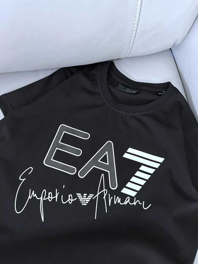 Emporio Armani Black Premium Quality Women T-shirt-2