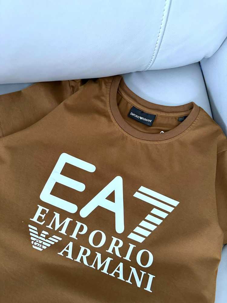 Emporio Armani Brown Premium Quality Women T-shirt-1