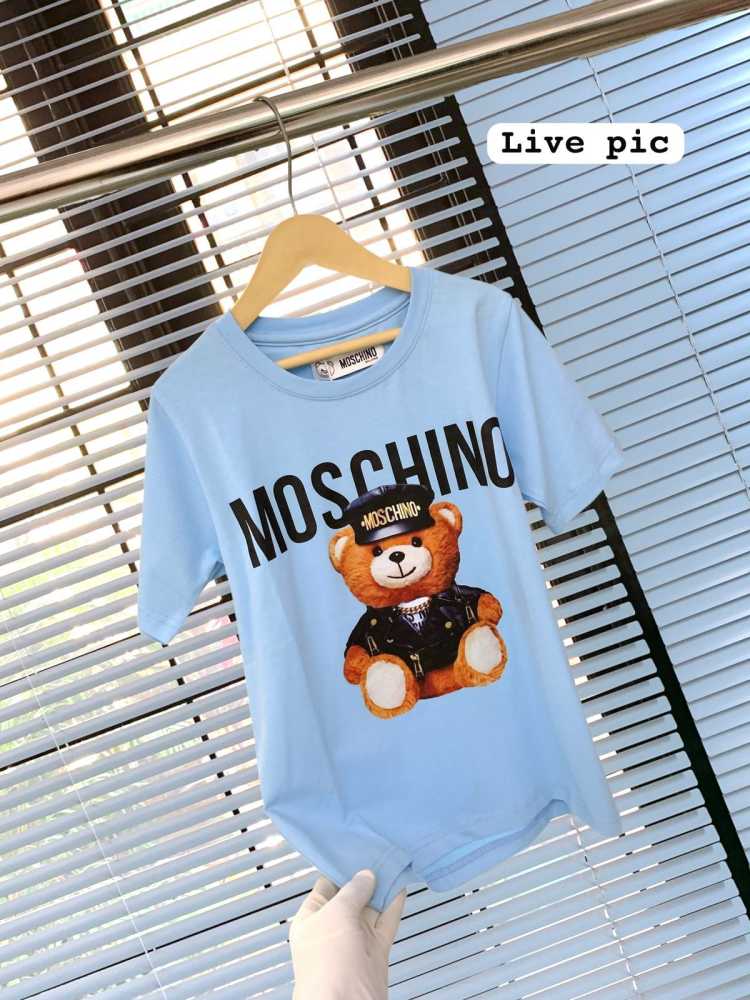 Moschino Sky Blue Premium Quality Kids T-shirt-1