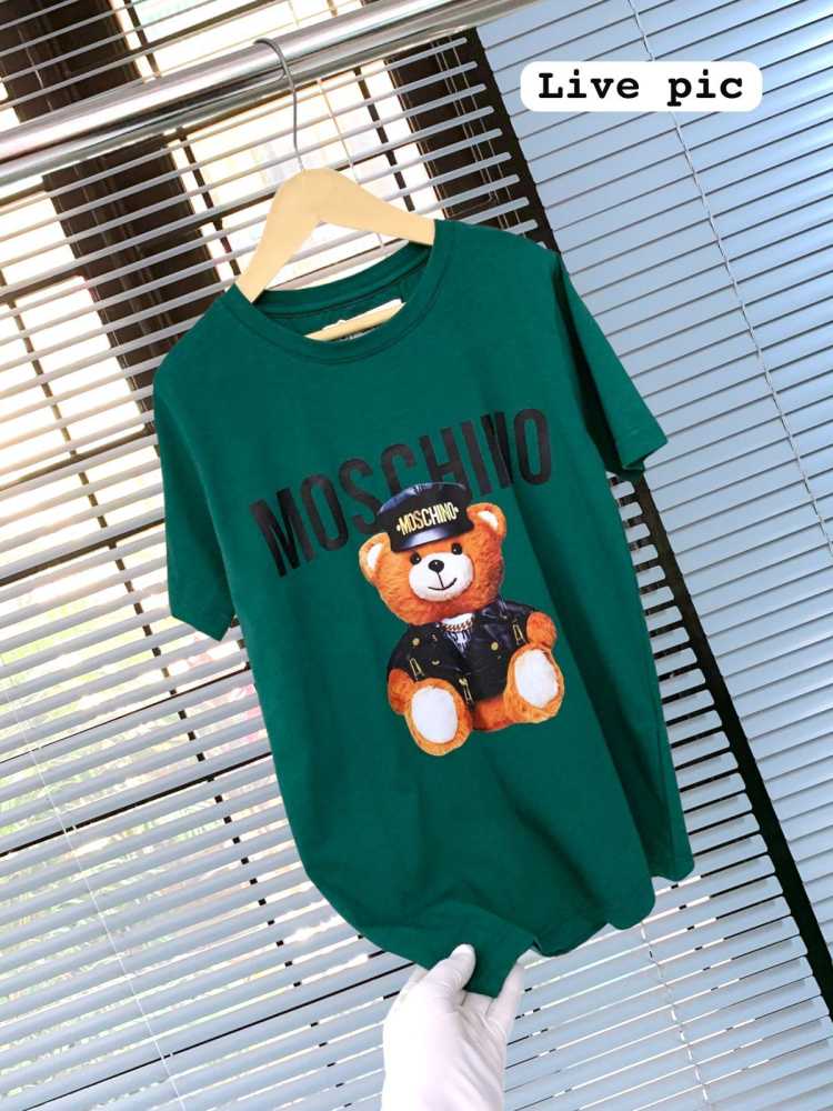 Moschino Green Premium Quality Kids T-shirt-1