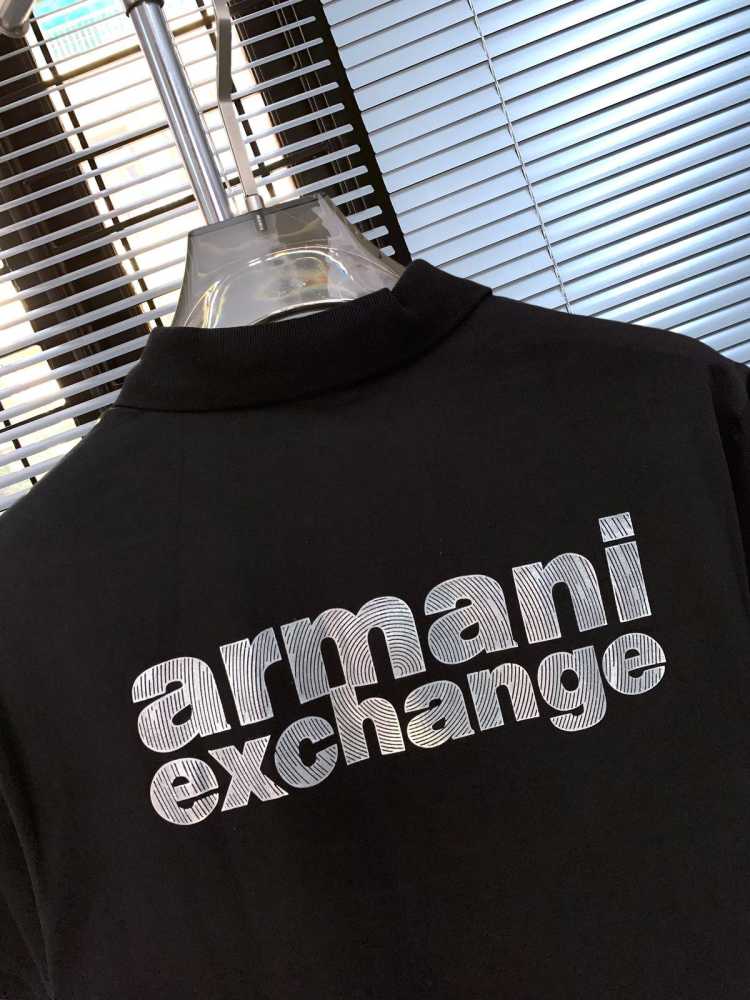 Armani Exchange Black Premium Quality T-Shirt-3