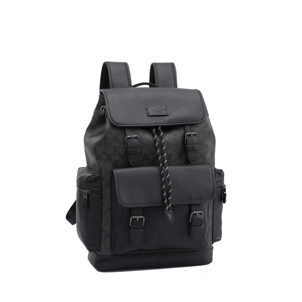 Coach Rivingtone Dark Brown Leather Backpack