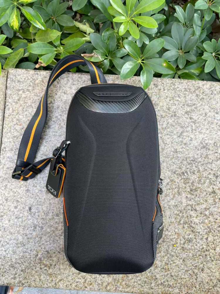 Tumi Premium Black Sling Bag