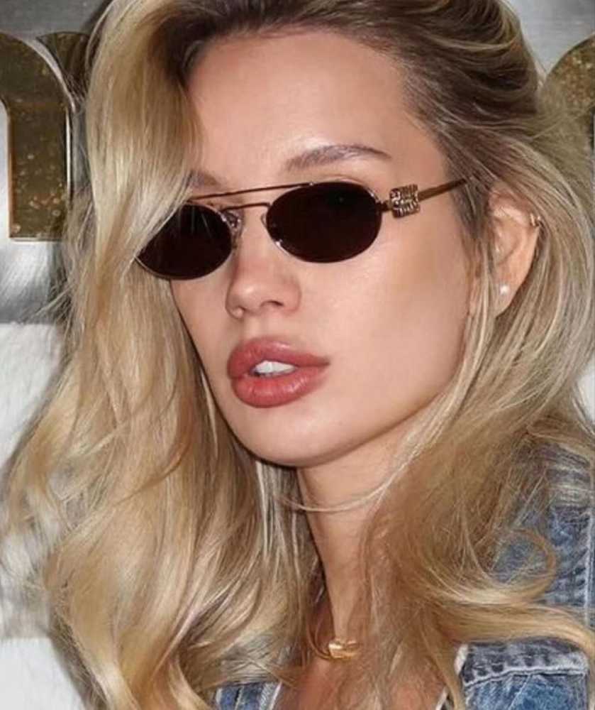 Miu Miu Brown Premium Women's Sunglasses-thumb-1