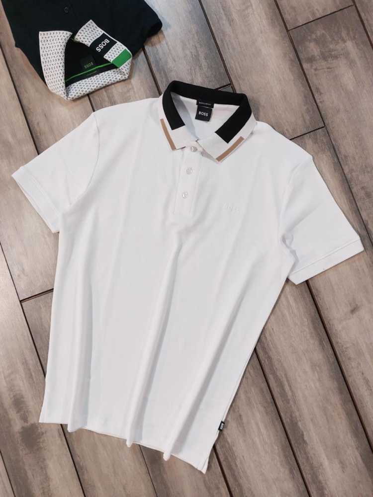 Hugo Boss White Premium Quality Polo Tees