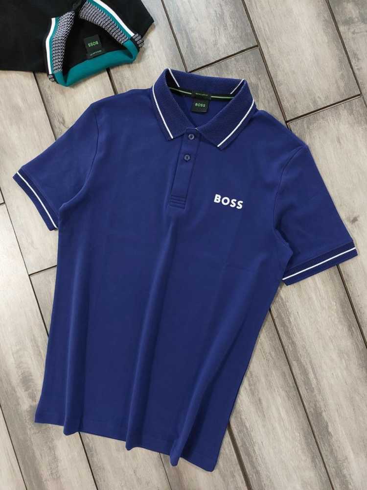 Hugo Boss Blue Premium Quality Polo Tees