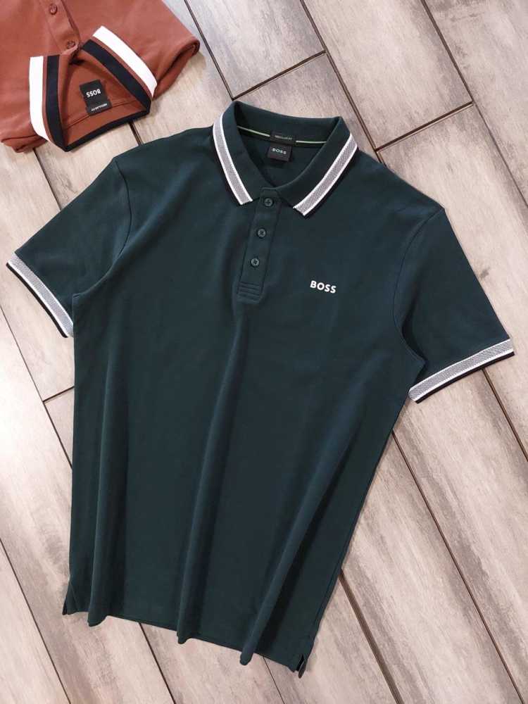 Hugo Boss Green Premium Quality Polo Tees