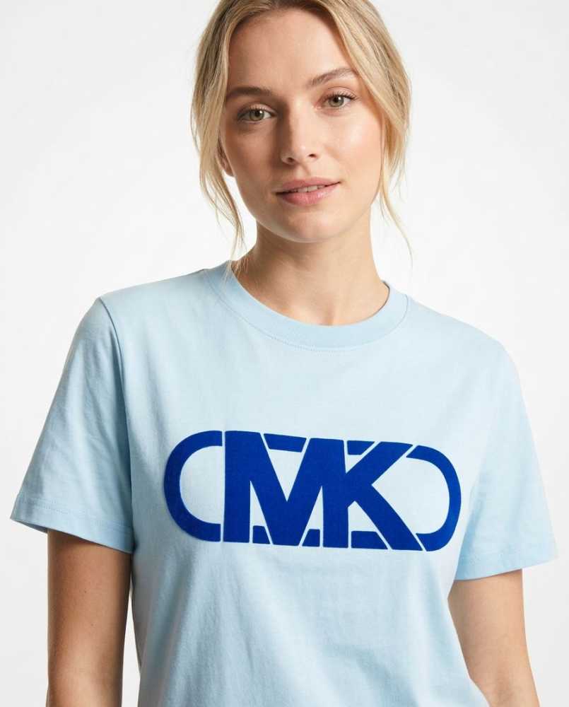 Michael Kors Blue Premium Quality Women T-shirt
