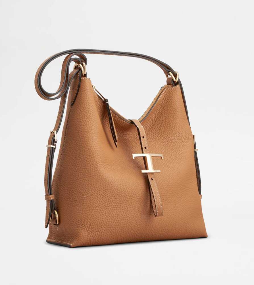 Tod's Timeless Brown Leather Shoulder Bag