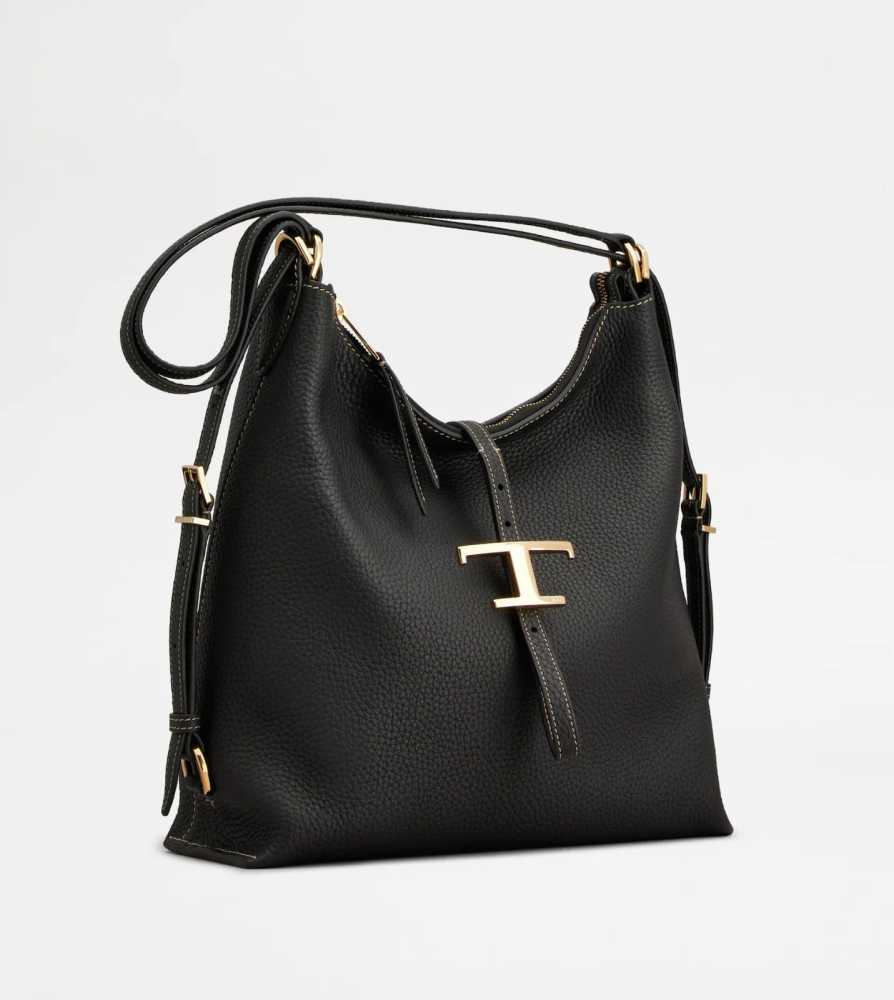 Tod's Timeless Black Leather Shoulder Bag