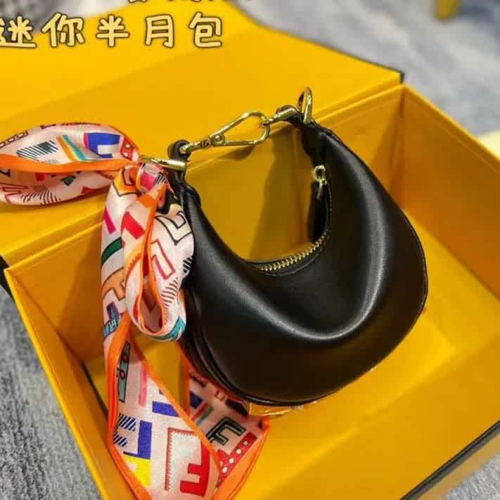 Fendi Fendigraphy Mini Black Handbag