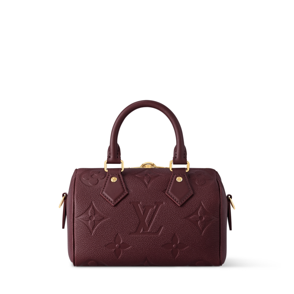 Louis Vuitton Cruise Speedy Wine Bandouliere Handbag