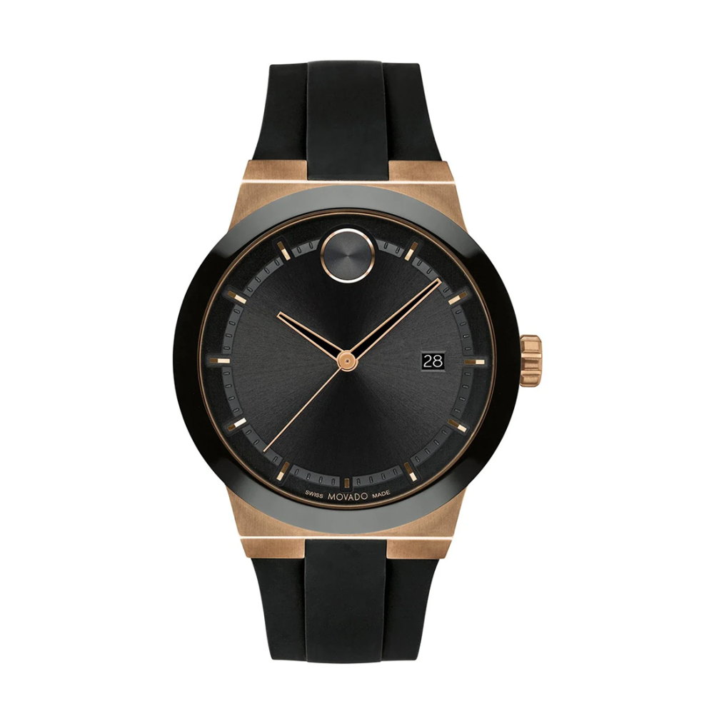 Movado Bold Men Quartz Analog Silicone Watch 3600851