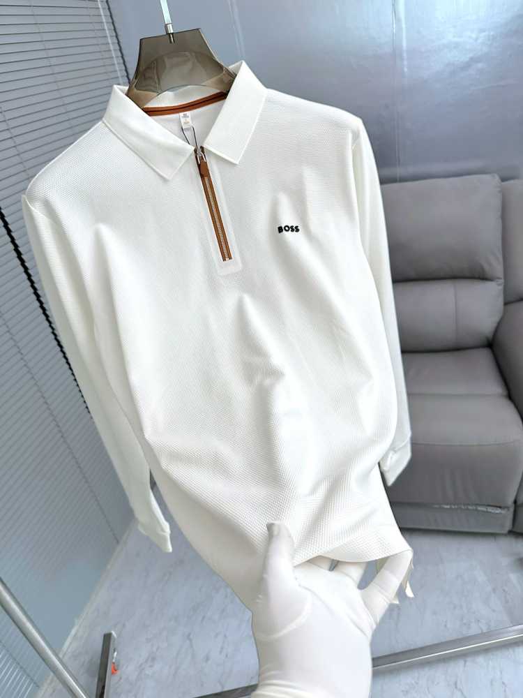 Hugo Boss White Premium Quality Tees-1