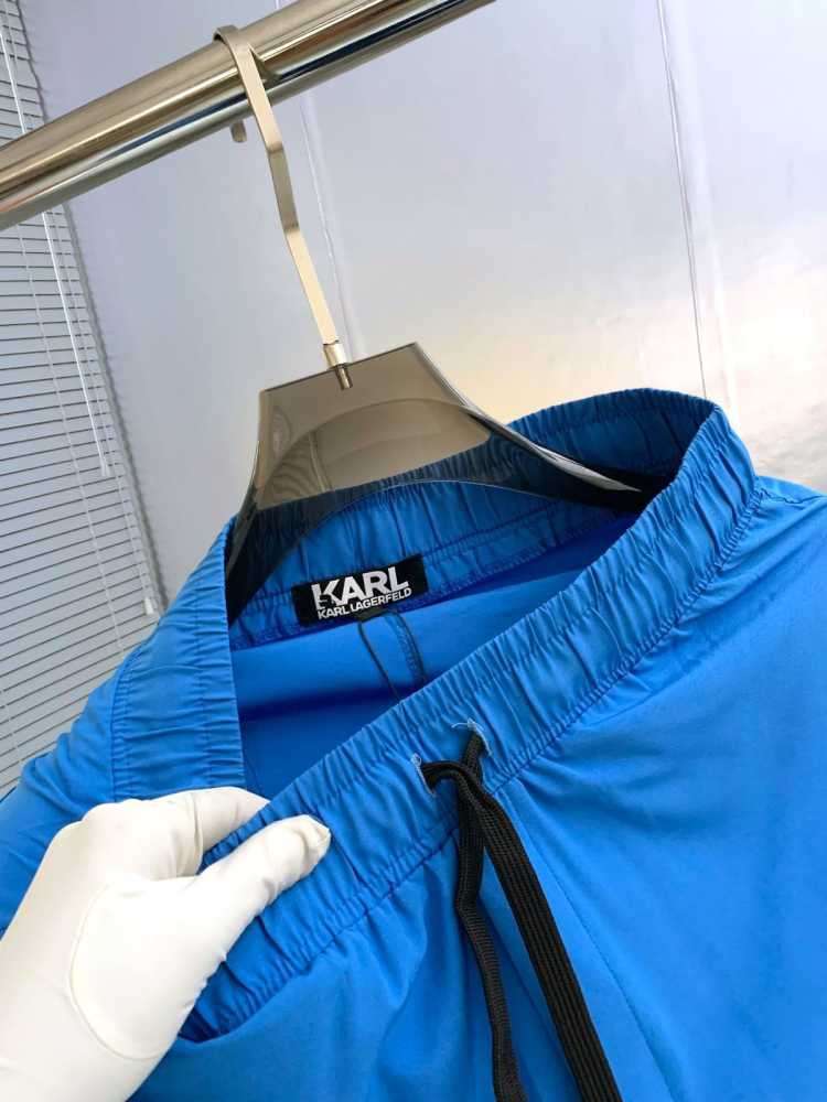 Karl Lagerfeld Blue Premium Quality Shorts-2