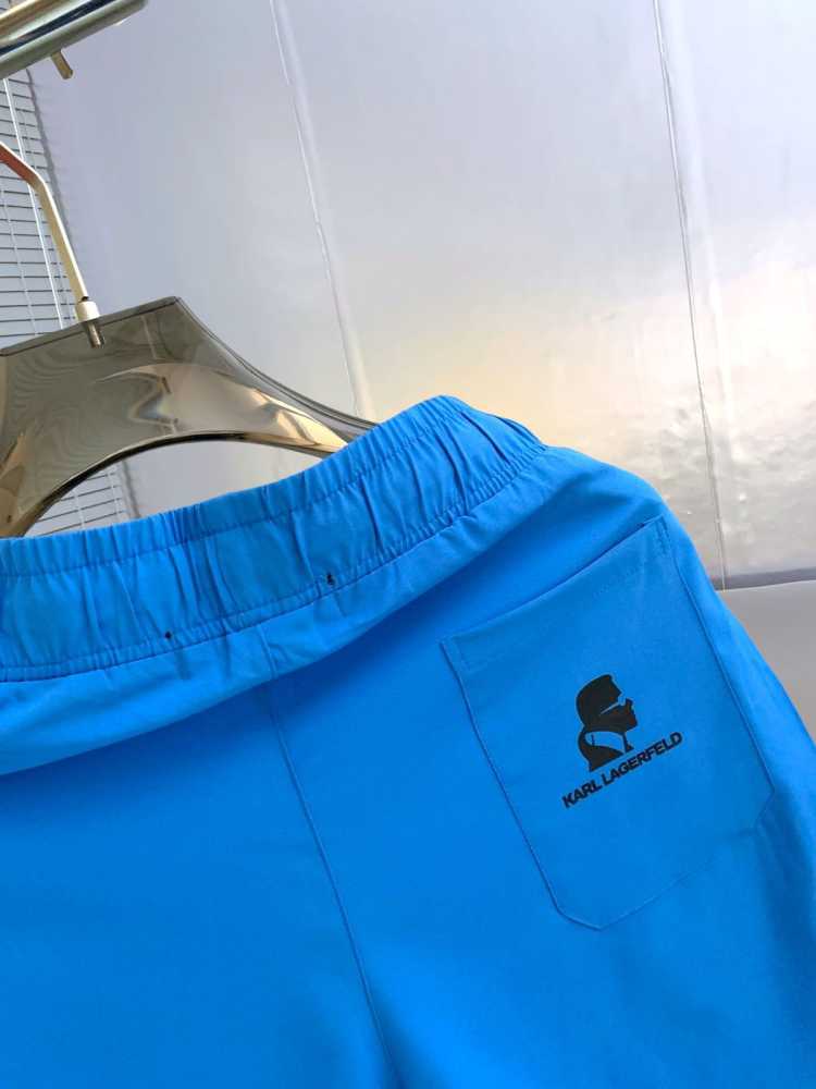 Karl Lagerfeld Blue Premium Quality Shorts-3