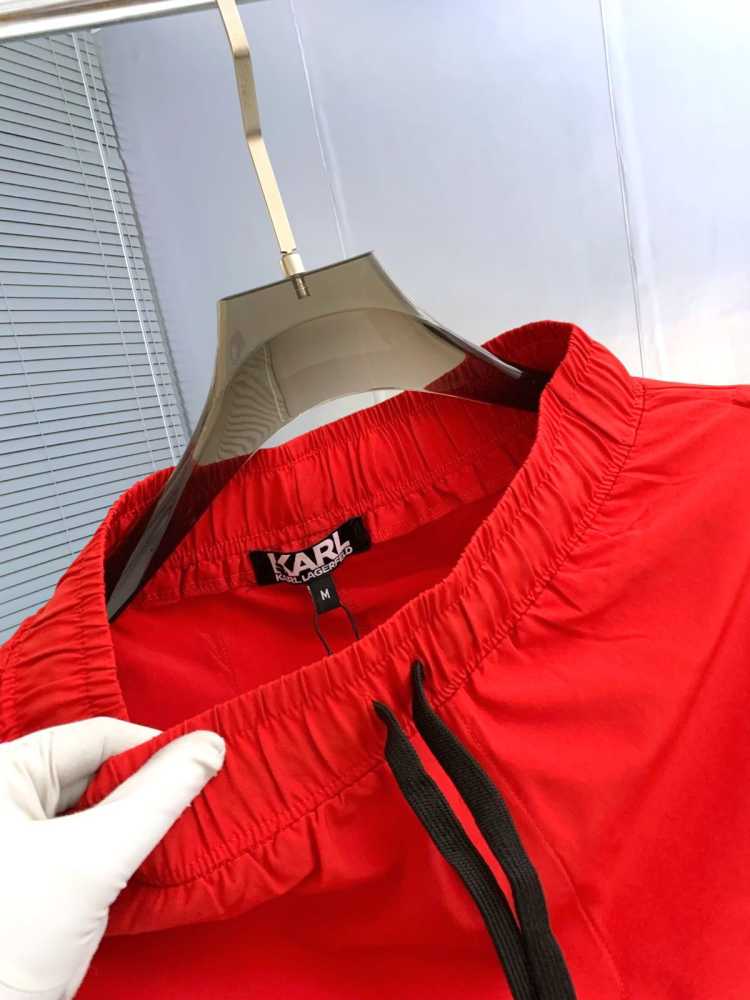 Karl Lagerfeld Red Premium Quality Shorts-thumb-2