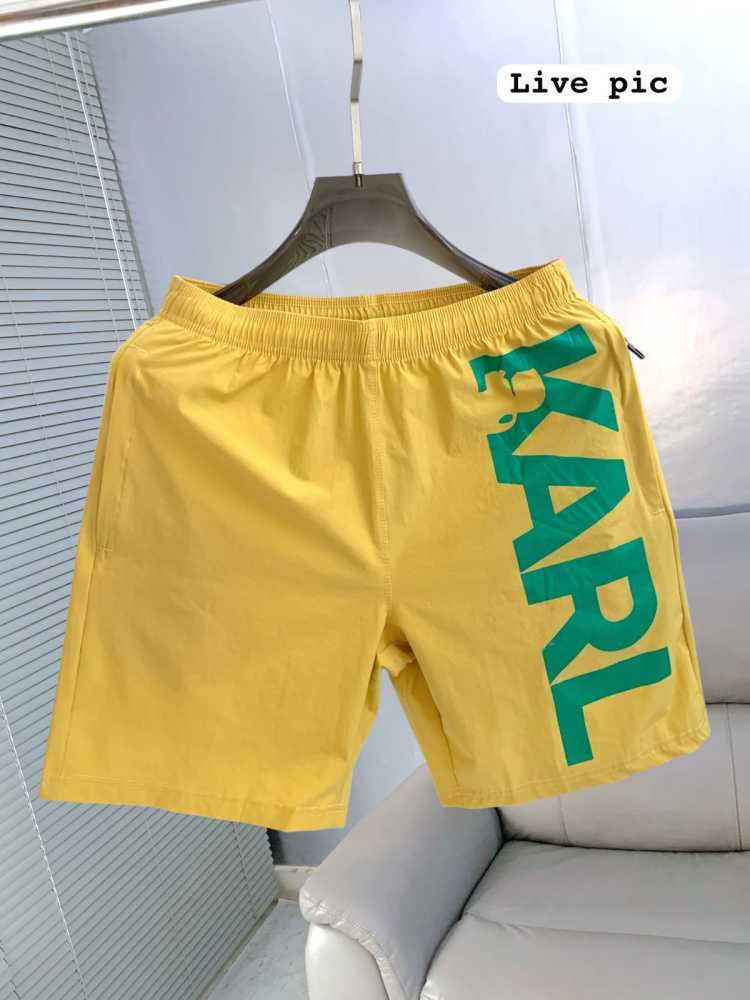 Karl Lagerfeld Yellow Premium Quality Shorts-1