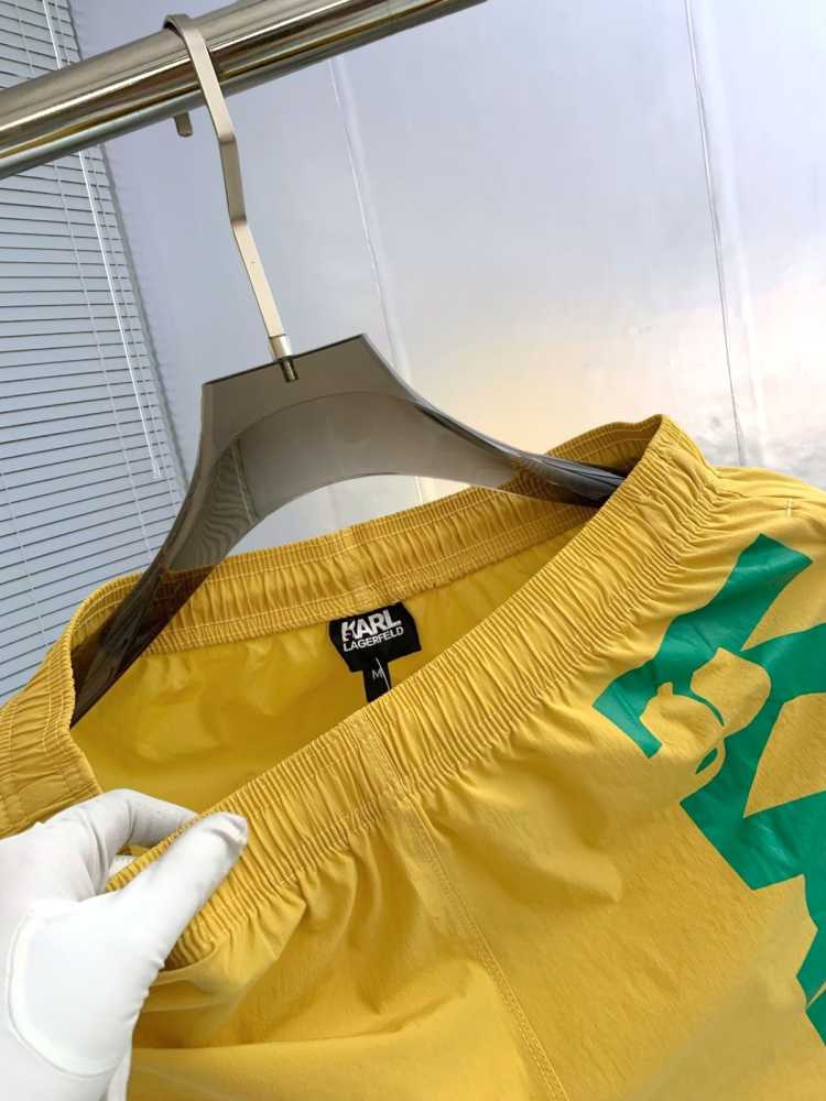 Karl Lagerfeld Yellow Premium Quality Shorts-2