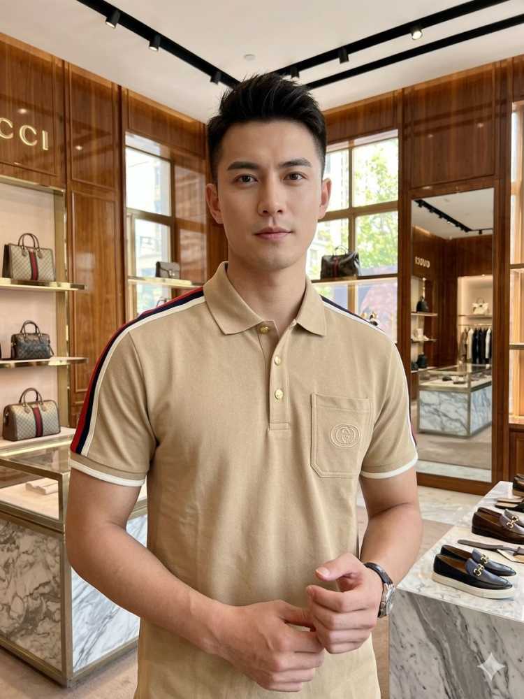 Gucci Brown Premium Quality Polo T-shirt