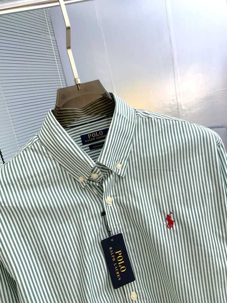 Ralph Lauren Green Premium Quality Cotton Shirt-thumb-2