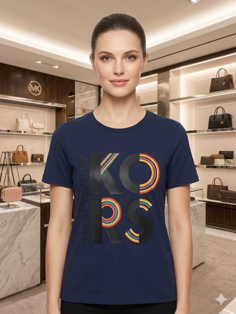 Michael Kors Blue Premium Quality Women T-shirt-thumb-0