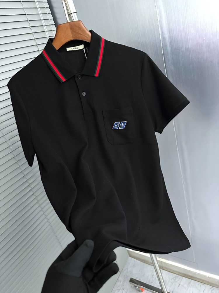 Gucci Black Premium Quality Polo T-shirt-2