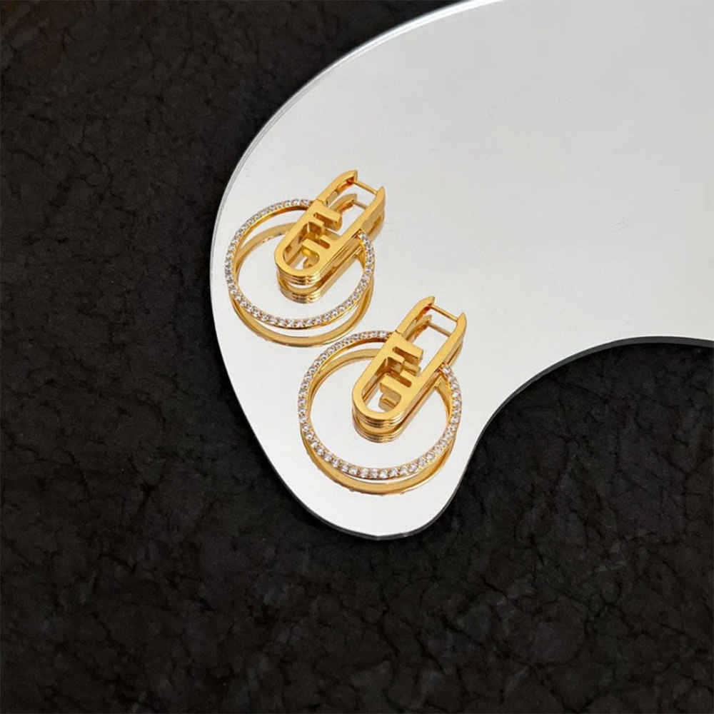 Fendi O’Lock Hoop Earrings-2