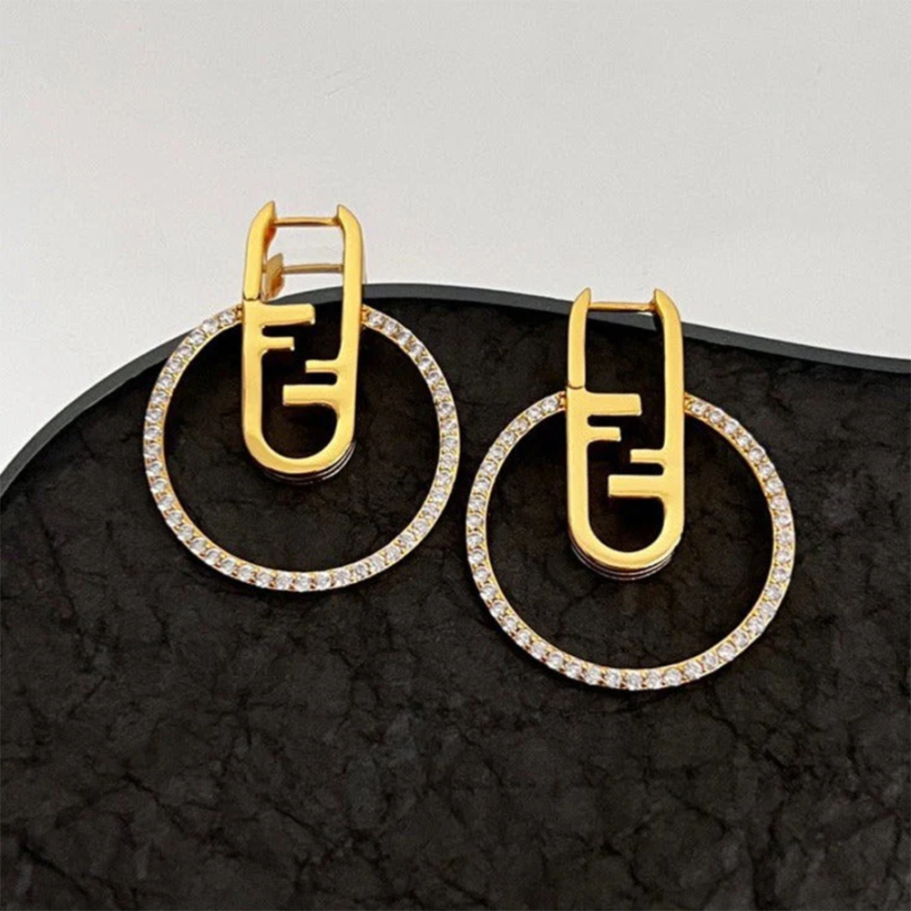 Fendi O’Lock Hoop Earrings-1