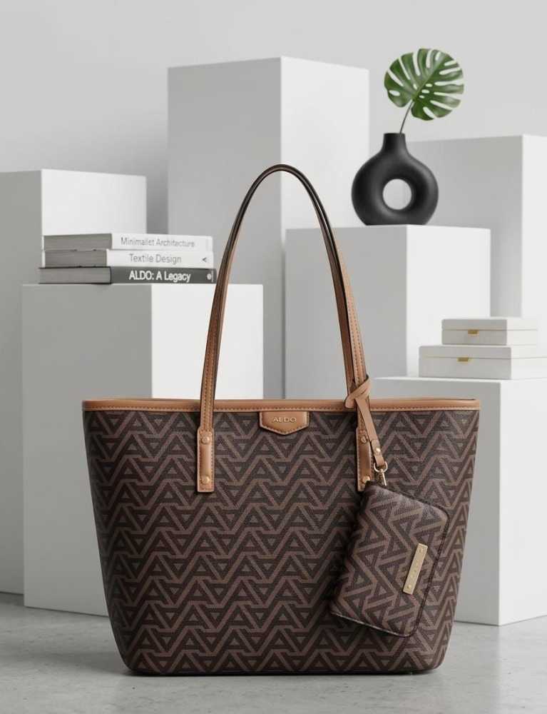 Aldo Ashover Brown Premium Tote Bag-thumb-0