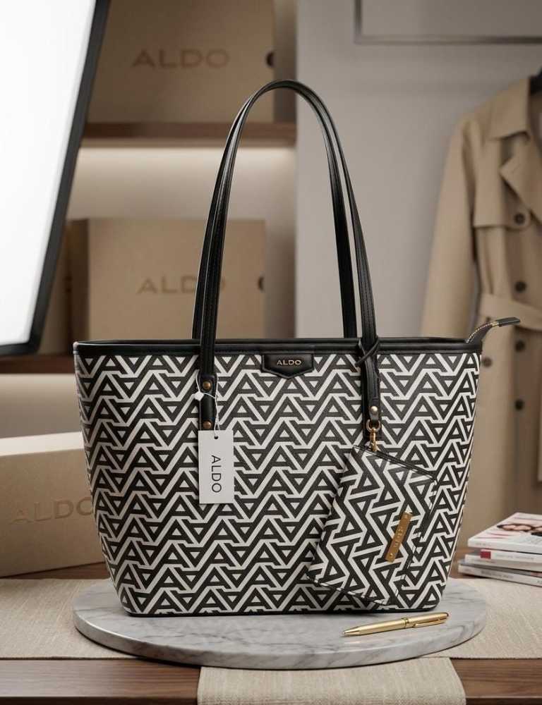 Aldo Ashover Black Premium Tote Bag-thumb-0