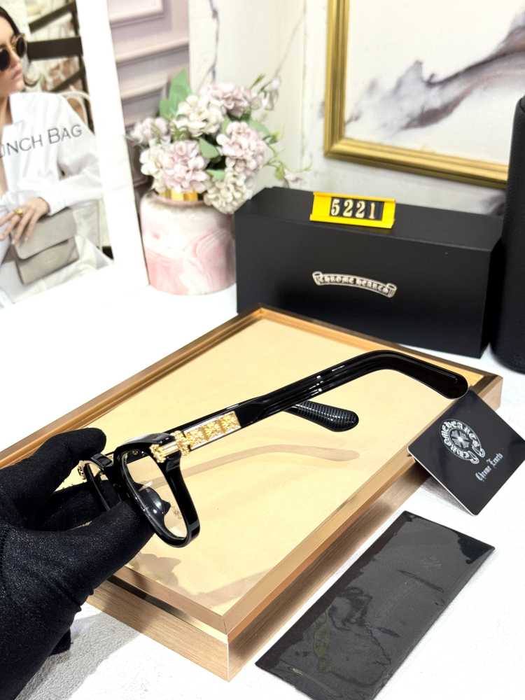 Chrome Hearts Golden Luxury Sunglasses-1