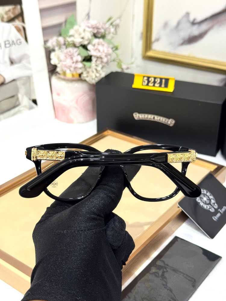 Chrome Hearts Golden Luxury Sunglasses-3