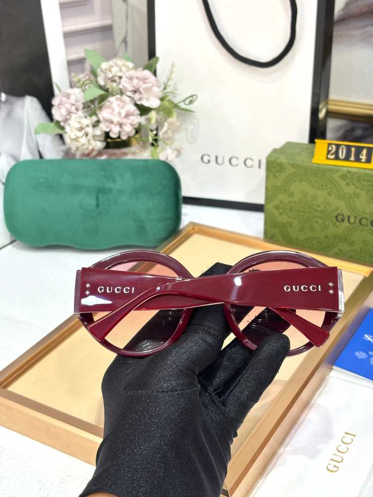 Gucci Wine GG Women's Sunglasses-1