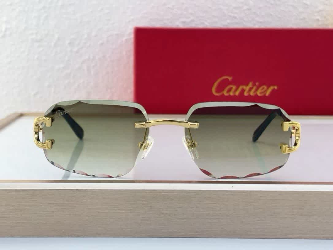 Cartier Colour Changing Lens Green Premium Sunglasses-1