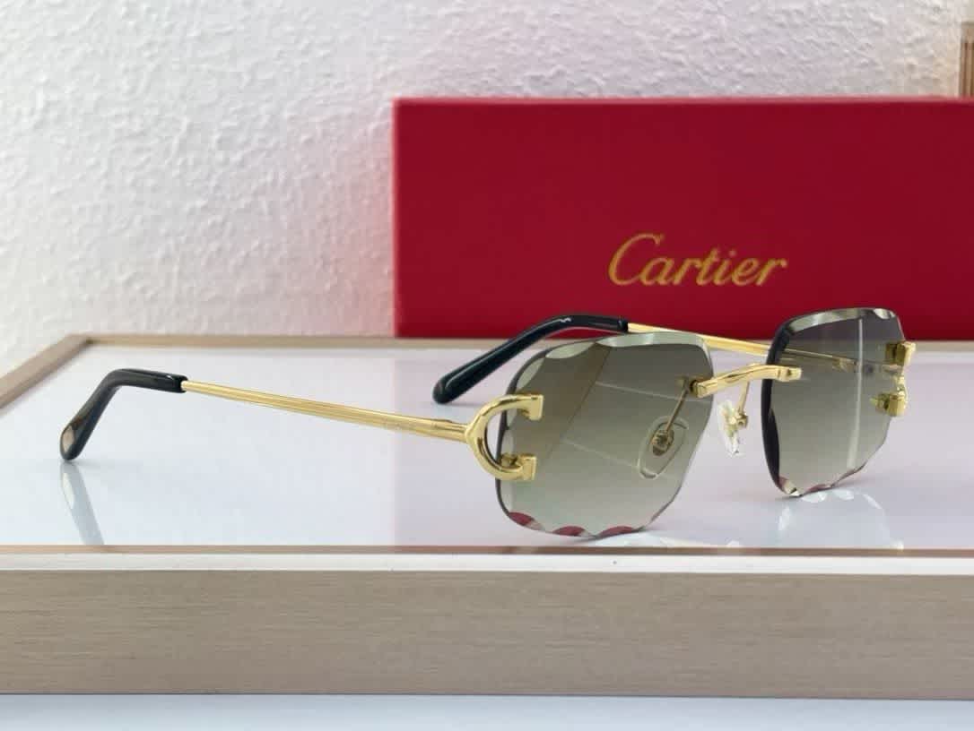 Cartier Colour Changing Lens Green Premium Sunglasses-2