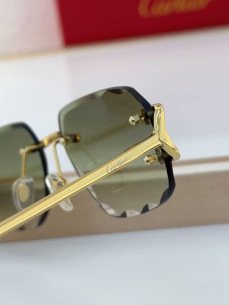 Cartier Colour Changing Lens Green Premium Sunglasses-3