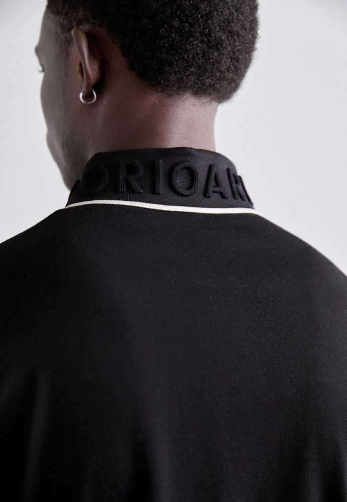 Emporio Armani Black Premium Quality Polo T-shirt-2