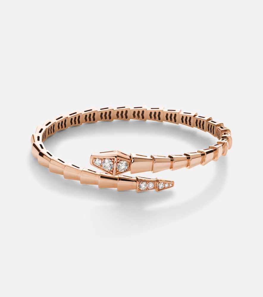 Bvlgari Rose/Golden Serpenti Viper Bracelet