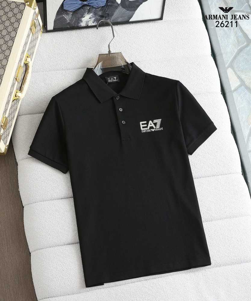 Emporio Armani Black Premium Quality Polo T-shirt-4
