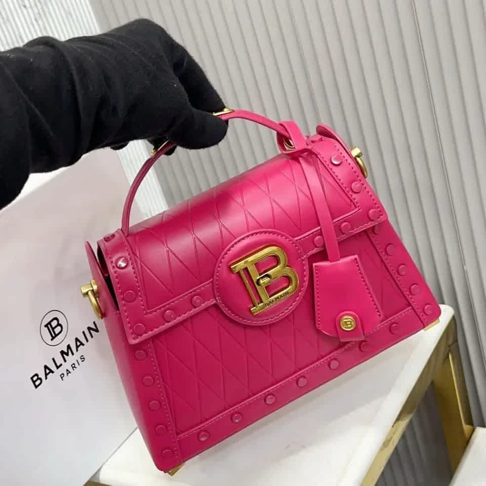 Balmain Pink Premium Quality HandBags-thumb-0