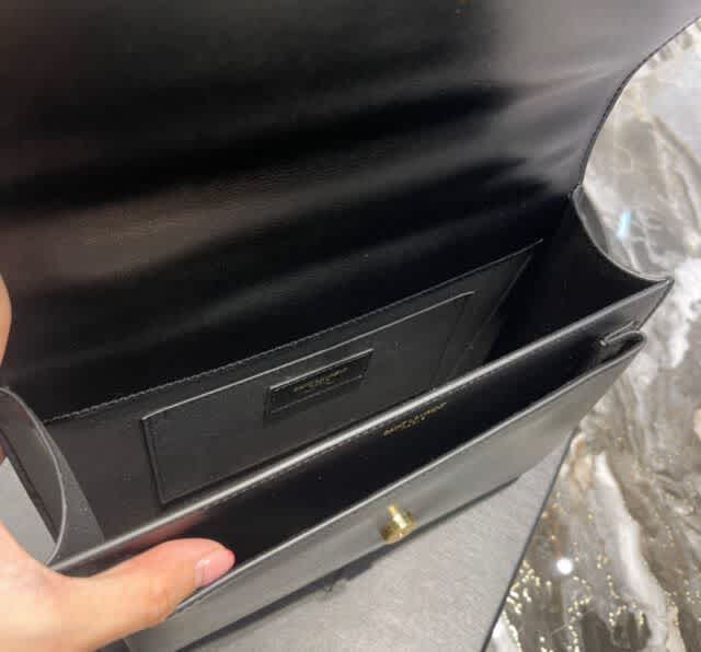 Saint Laurent Sunset Top Golden Sling Bag-2