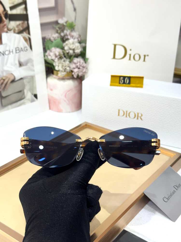 Dior Brown Premium Women's Sunglasses-thumb-1