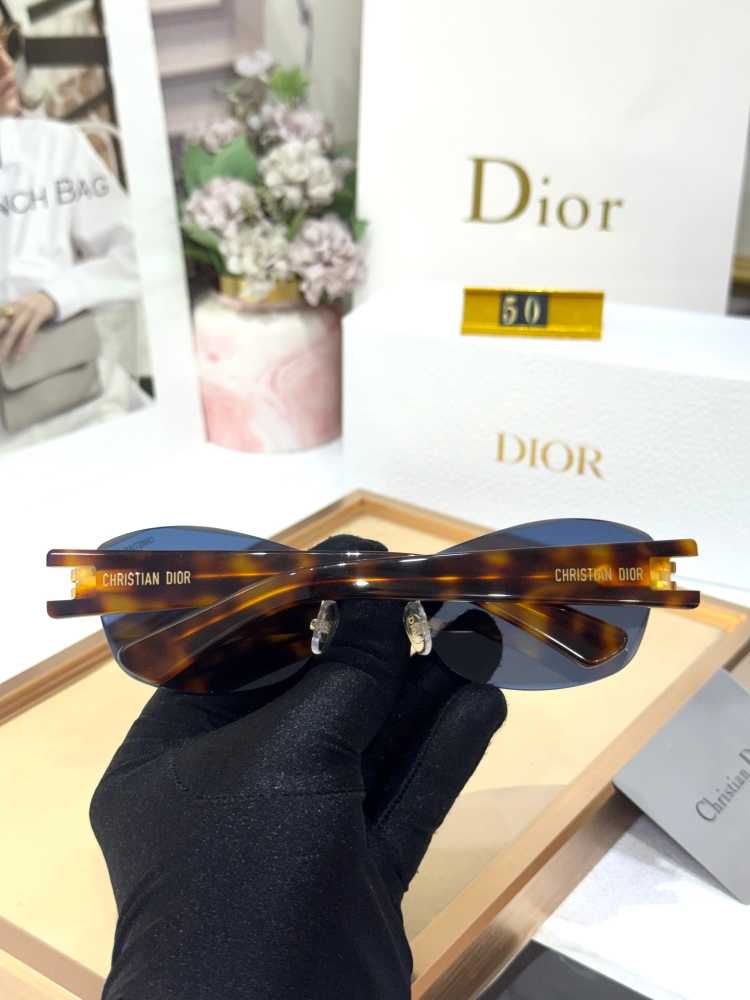Dior Brown Premium Women's Sunglasses-thumb-2