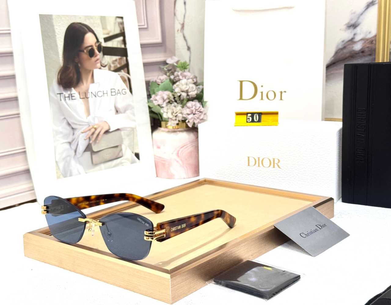 Dior Brown Premium Women's Sunglasses